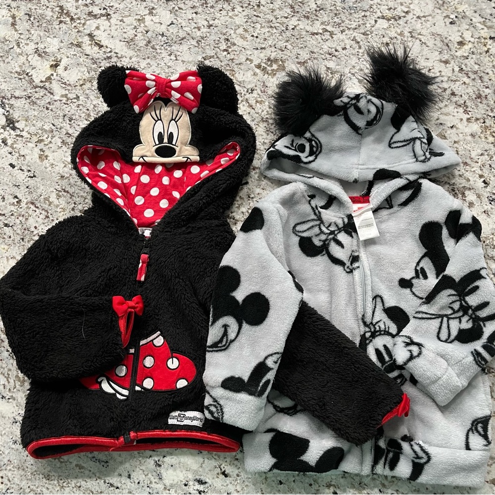 Disney Black and Gray Character Hoodies